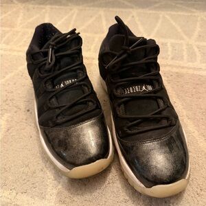 Air Jordan Black Men's Low-Top Athletic Sneakers